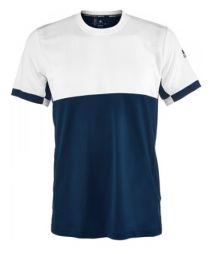 Тенісна футболка дитяча Adidas Jungs T16 Club Crew white/dark blue Тенісна футболка дитяча Adidas Jungs T16 Club Crew white/dark blue