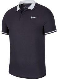 Теннисная футболка мужская Nike Court Advantage Polo Classic gridiron/gridiron/white/white Теннисная футболка мужская Nike Court Advantage Polo Classic gridiron/gridiron/white/white