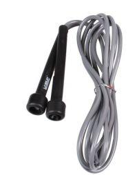 Скакалка в тубусі LiveUp PVC Jump Rope black / gray 275x0.5