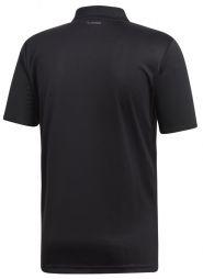 Тенісна футболка чоловіча Adidas Club 3-Stripes Polo black/black/white поло