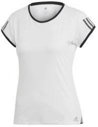 Тенісна футболка жіноча Adidas Club 3 Stripes Tee white