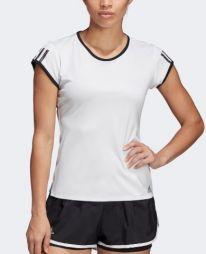 Тенісна футболка жіноча Adidas Club 3 Stripes Tee white