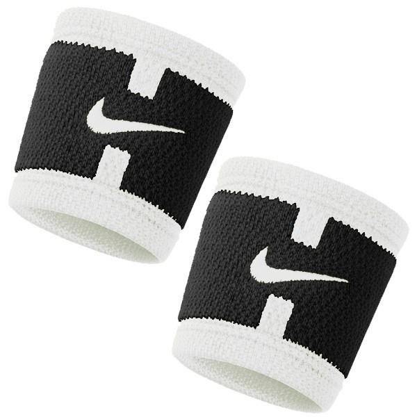 Напульсник Nike Dry Fit Court Logo Wristbands white/black