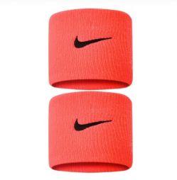 Напульсник Nike Swoosh Premier DriFit Wristbands 2.0 lava glow/black