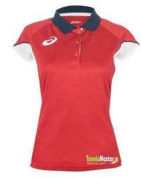 Тенісна футболка жіноча Asics Ace red/white поло