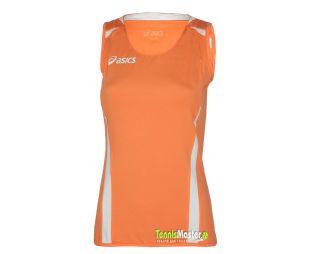 Тенісна футболка жіноча Asics Lea Lady Singlet orange/white
