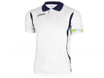 Тенісна футболка чоловіча Asics Smash white/navy поло