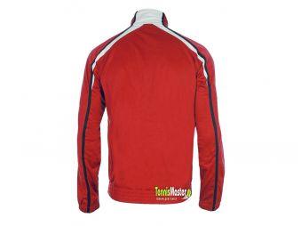 Кофта дитяча Asics Junior Honest Jacket red/white