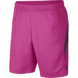 Теннисные шорты мужские Nike Court Dry 9in Short active fuchsia/oil grey