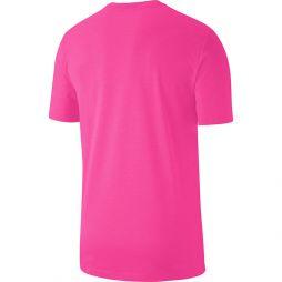 Теннисная футболка мужская Nike Court Dry Rafa Tee laser fuschia