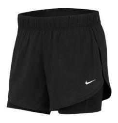 Тенісні шорти жіночі Nike Spring Flex 2in1 Woven Short black/white