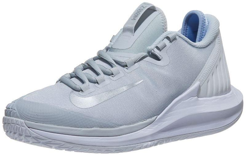 Теннисные кроссовки женские Nike W Court Air Zoom Zero pure platinum/metallic silver