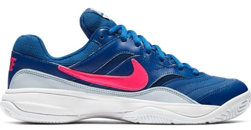 Теннисные кроссовки женские Nike Court Lite indigo force/pink blast