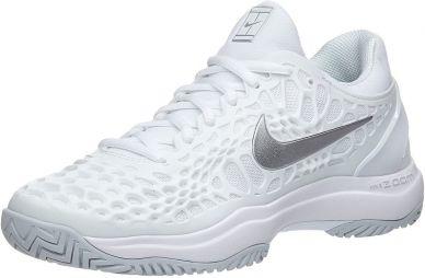 Тенісні кросівки жіночі Nike WMNS Air Zoom Cage 3 HC white/metallic silver Тенісні кросівки жіночі Nike WMNS Air Zoom Cage 3 HC white/metallic silver