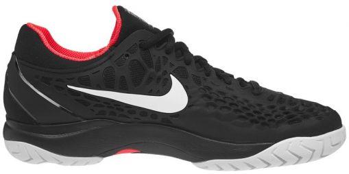 Тенісні кросівки чоловічі Nike Air Zoom Cage 3 HC black/white/bright crimson Тенісні кросівки чоловічі Nike Air Zoom Cage 3 HC black/white/bright crimson