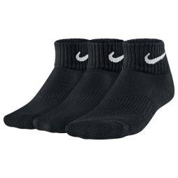 Носки детские Nike Performance Cotton Cushioned Quarter Kids 3-pack/black