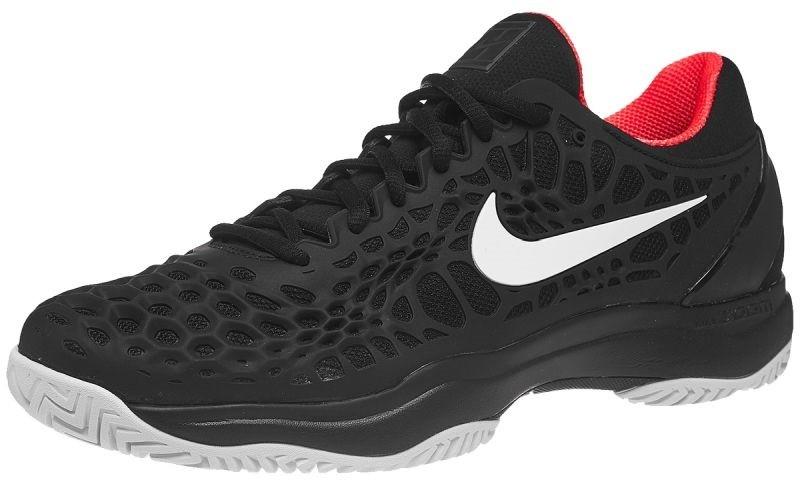 Теннисные кроссовки мужские Nike Air Zoom Cage 3 HC black/white/bright crimson