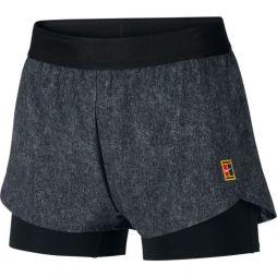 Тенісні шорти жіночі Nike Flex Short Printed MB NT black/white