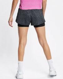 Тенісні шорти жіночі Nike Flex Short Printed MB NT black/white