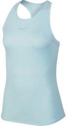 Тенісна майка жіноча Nike Court Dry Tank topaz mist/white/white/topaz mist