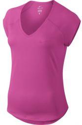 Теннисная футболка женская Nike Court Pure Top active fuchsia/active fuchsia