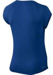 Теннисная футболка женская Nike Court Pure Top indigo force/indigo force