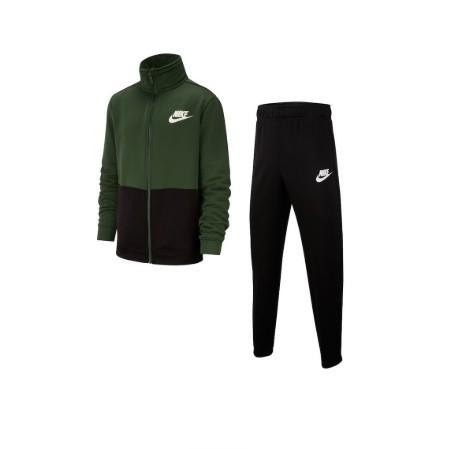 Спортивный костюм детский Nike Boy's NSW Track Suit Poly fir/black/white