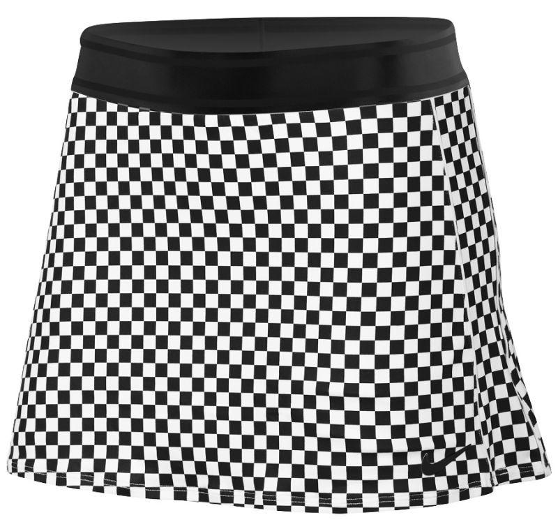 Теннисная юбка женская Nike Court Dry Skirt STR PR black/black