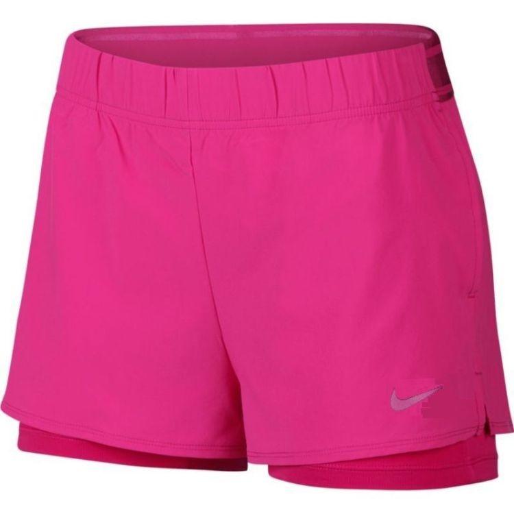 Теннисные шорты женские Nike Court Flex Short active fuchsia/active fuchsia