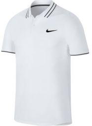 Теннисная футболка мужская Nike Court Advantage Polo white/black