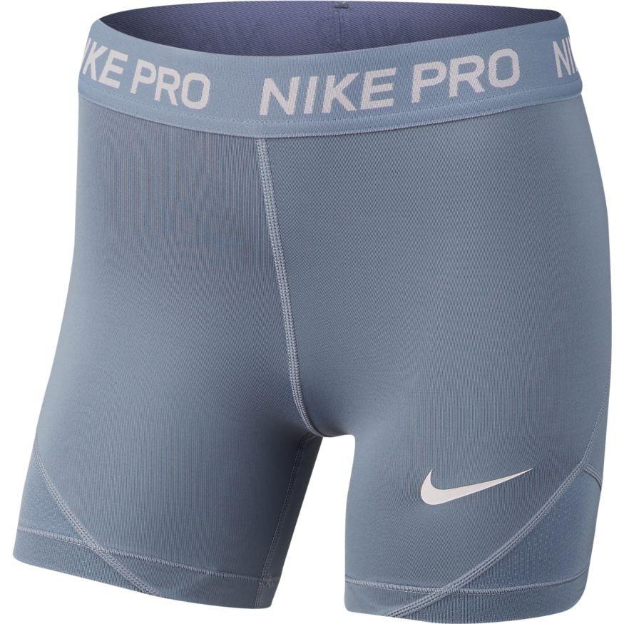 Теннисные шорты детские Nike Pro Short G ashen slate/pink foam
