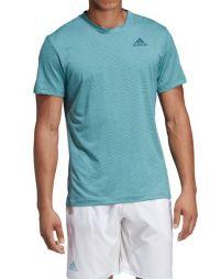 Тенісна футболка чоловіча Adidas Parley Striped Tee blue spirit/petrol night