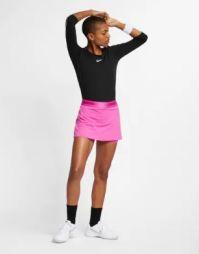 Теннисная юбка женская Nike Court Dry Skirt active fuchsia/white/active fuchsia