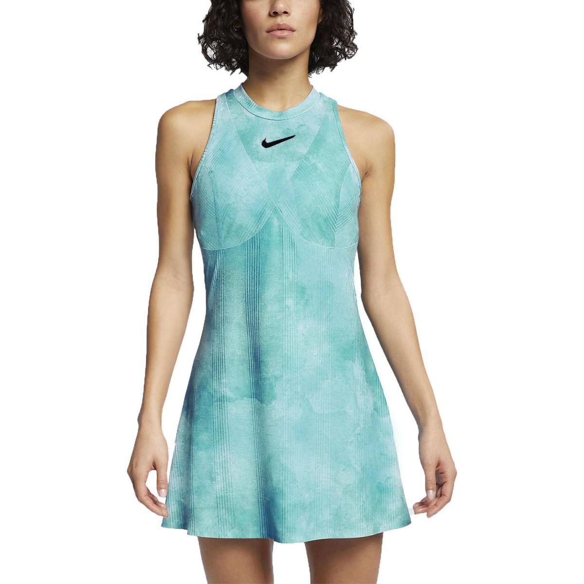 Тенісне плаття жіноче Nike Court Dry Maria Dress tropical twist/oil grey