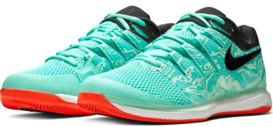 Тенісні кросівки чоловічі Nike Air Zoom Vapor 10 HC aurora green/black/teal tint Тенісні кросівки чоловічі Nike Air Zoom Vapor 10 HC aurora green/black/teal tint
