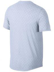 Теннисная футболка мужская Nike Court Challenger Top SS half blue/half blue