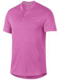 Теннисная футболка мужская Nike Court Dry Blade Polo active fuchsia/active fuchsia