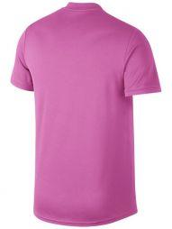 Теннисная футболка мужская Nike Court Dry Blade Polo active fuchsia/active fuchsia