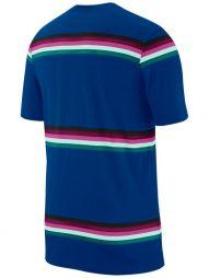 Теннисная футболка мужская Nike Court Cotton Heritage Tee indigo force/multicolor