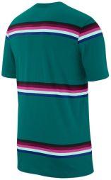 Теннисная футболка мужская Nike Court Cotton Heritage Tee mystic green/multi color