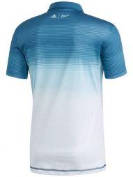 Тенісна футболка чоловіча Adidas Parley Polo easy blue/white поло