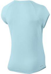 Тенісна футболка жіноча Nike Court Pure Top topaz mist/topaz mist