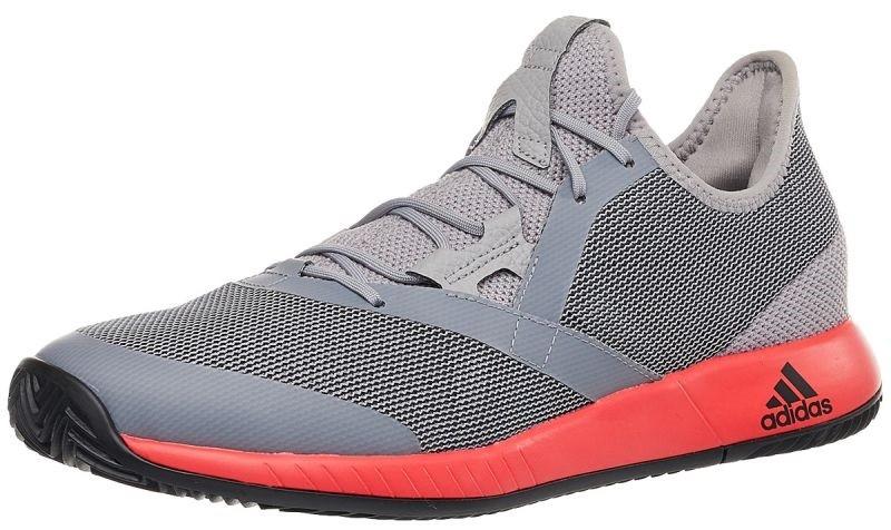 Теннисные кроссовки мужские Adidas Adizero Defiant Bounce M ГРУНТ light granite/shock red/core black