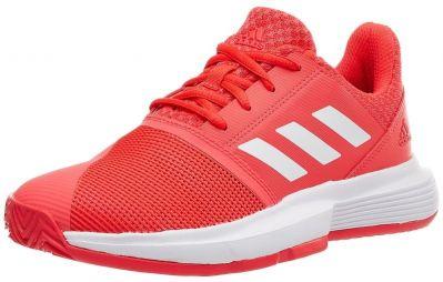 Дитячі тенісні кросівки Adidas CourtJam xJ Грунт shock red/ftwr white/matte silver Дитячі тенісні кросівки Adidas CourtJam xJ Грунт shock red/ftwr white/matte silver