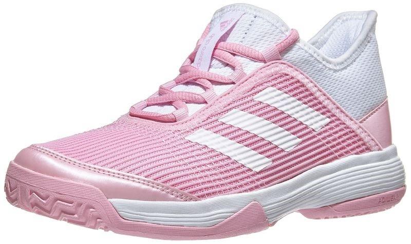 Детские теннисные кроссовки adidas Adizero Club Junior true pink/ftwr white/ftwr white