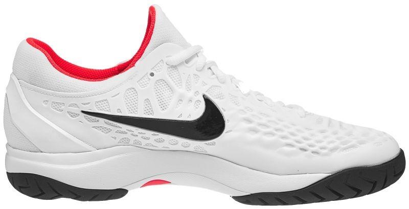 Теннисные кроссовки мужские Nike Air Zoom Cage 3 HC white/black/bright crimson