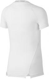 Тенісна термофутболка дитяча Nike Pro SS Comp Top white Тенісна термофутболка дитяча Nike Pro SS Comp Top white