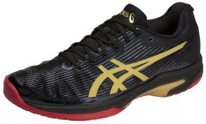 Теннисные кроссовки мужские Asics Solution Speed FF ГРУНТ L.E. black/rich gold Теннисные кроссовки мужские Asics Solution Speed FF ГРУНТ L.E. black/rich gold