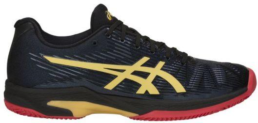 Теннисные кроссовки мужские Asics Solution Speed FF ГРУНТ L.E. black/rich gold Теннисные кроссовки мужские Asics Solution Speed FF ГРУНТ L.E. black/rich gold