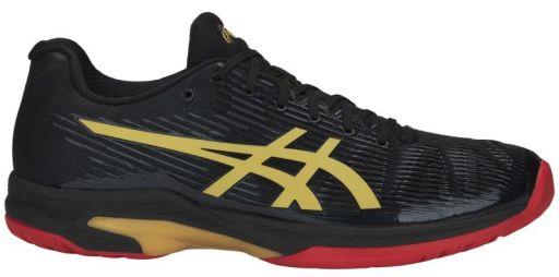 Теннисные кроссовки мужские Asics Solution Speed FF L.E. black/rich gold Теннисные кроссовки мужские Asics Solution Speed FF L.E. black/rich gold